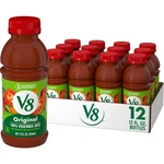 V8 Original Vegetable Juice, 12 Fluid Ounces, Per Case. Fixed Price $49.58.