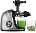 Jocuu Masticating Juicer Gray/black 700ML & Pulp Cups, 3 Settings. Fixed Price $50.00.