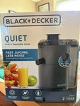 Black+decker JE2500B Quiet Fruit & Vegetable Juicer, 57OZ, Stainless Steel. Fixed Price $19.99.