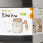 Aieve Milk Frother Electric Cup Usb Rechargeable Self Mix W/lid Highquality. Fixed Price $42.00.