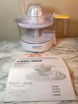 Black+decker HJ30 Handy Electric Citrus Juicer Reamer 28OZ Strainer New Open Box. Fixed Price $15.95.