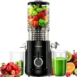 Celiberry Cold Press Juicer 5.3" Large Feed Chute Slow Masticating 300W 99% Yiel. Fixed Price $82.90.