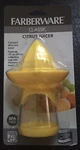Farberware Classic Compact All-in-one Citrus Juicer 1OZ Yellow Color. Fixed Price $7.50.