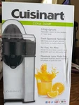 Cuisinart CCJ-500P1 Pulp Control Citrus Juicer Black Stainless New Box. Fixed Price $15.49.