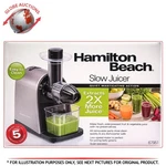 Hamilton Beach Masticating Slow Juicer (67951). Fixed Price $65.32.