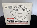 Acme Juicerator Citrus Attachment New Old Stock Nos Factory Sealed. Fixed Price $49.50.