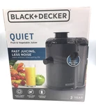 Black & Decker JE2500B: Quiet Fruit Vegetable Juicer New Sealed Box. Fixed Price $30.10.