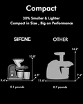 Sifene Cold Press Juicer Machine Compact Single Serve Slow JS3304 - Black. Fixed Price $76.52.