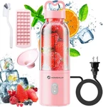 Portable Personal Blender OZ/500 Ml Juicer, 175W Size Pink. Fixed Price $34.02.