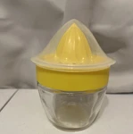 Prepara Glass Citrus Juicer With Lid Yellow Never Used. Fixed Price $9.10.