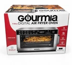 Gourmia Digital Air Fryer Oven 4-SLICE Toaster 12 Presets Stainless Open Box New. Fixed Price $94.99.