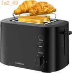 Compact Toaster 2 Slice With 1.5" Extra Wide Slots, Built-in Warming Rack & Remo. Fixed Price $55.99.