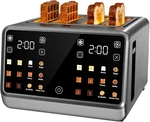 Foyoconven 4-SLICE Toaster Touchscreen Stainless Steel. Fixed Price $60.00.