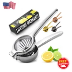 Lemon Squeezer Stainless Steel With Premium Quality Heavy Duty Solid Metal Sq.... Fixed Price $54.95.