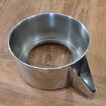 Stainless Steel Bowl With Spout For Waring Commercial Juicer 6001C Model: 31JE27. Fixed Price $24.99.