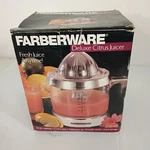Vtg 90S Farberware Deluxe Citrus Juicer 24 Oz Capacity FCJ300P New Old Stock. Fixed Price $69.95.
