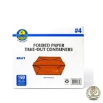 Kraft Take Out Containers 160CT Medium 4 Food Service Bulk. Fixed Price $58.00.