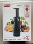 Dash DCSJ255GBBK06 Deluxe Compact Masticating Slow Juicer. Fixed Price $49.99.