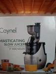 Caynel Masticating Slow Juicer. Less Oxidation For More Nutrition/ Rev. Function. Fixed Price $80.00.