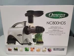 Omega Nutrition System Low Speed Juicer Extractor - Silver (NC800HDS) New In Box. Fixed Price $189.87.