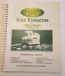 New Manual Green Life Juice Extractor GL-2000I Operation Book Instructions. Fixed Price $5.96.