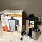 Waring Pro We 100SA Stainless Steel Extractor Juicer Tested Works Great. Fixed Price $49.99.