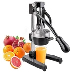 Cast Iron Commercial Citrus Juicer, Manual Orange Lemon Squeezer, Black. Fixed Price $69.99.