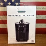 Servappetit Black 50S Retro Style Electric Citrus Juicer Orange Lemon Lime. Fixed Price $25.00.