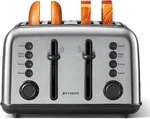 Buydeem DT640 4-SLICE Toaster Extra Wide Slots Retro Stainless Scratch & Dent. Fixed Price $73.43.