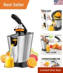 Zulay Electric Citrus Juicer - Makes Fresh Orange, Lemon, Grapefuit, Lime S.... Fixed Price $113.73.