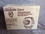Sunbeam Juicer Attachment 94366 For Professional Mixmaster Mixers New. Fixed Price $29.00.