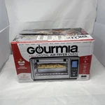 Gourmia Digital 4-SLICE Toaster Oven Air Fryer With 11 Cooking Functions. Fixed Price $44.87.