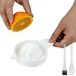 Eiks Ceramic Manual Juicer Squeezer For Juicing Citrus L6.9" X W4.1", White. Fixed Price $14.19.