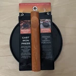 Mr. Bar-b-q 06681Y Cast Iron Grill Press Pre-seasoned Base & Hardwood Handle. Fixed Price $20.00.