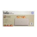 Bella 4-SLICE Extra-wide Slot Slim Toaster (oatmilk). Fixed Price $49.99.