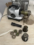 Kuvings 120V 170 Speed Masticating Slow Juicer Silver Pearl NJE-3580U-READ. Fixed Price $135.00.