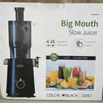 Ecoself Big Large 4.35 Mouth Slow Juicer SJ-050C Fits While Foods- Black 27OZ. Fixed Price $77.13.