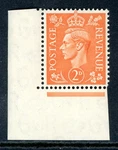 Great Britain 1938 Kgvi 2P Orange Scott #239 Mint M701. Fixed Price $9.12.