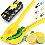 Zulay Kitchen Metal 2-IN-1 Lemon Squeezer Sturdy Classic Yellow And Green. Fixed Price $23.74.