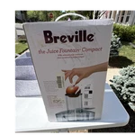 Breville Fountain Compact Centrifugal Juicer 700W Silver 25OZ 2-SPEED. Fixed Price $79.95.