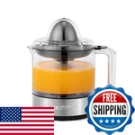 Holstein Housewares 27-OZ Electric Citrus Juicer Black/stainless Steel Ideal. Fixed Price $47.58.