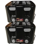 Pack Continental Electric 4 Slice Toaster CE-TT029 Black Cool Touch. Fixed Price $45.50.