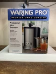 Waring Pro JEX328 Stainless Steel Extractor Juicer Tested Works Great. Fixed Price $53.42.
