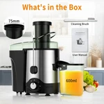 Vavsea 600W Centrifugal Juicer, Anti-drip, Bpa-free, Easy To Clean, 3" Feed Chut. Fixed Price $87.59.