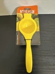 Imusa Yellow Lemon Lime Citrus Aluminum Hand Press Squeezer W/ Metal Hanger. Fixed Price $8.99.