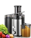 Qcen 800W Juicer Wide Mouth 3IN Feed Chute Stainless Steel. Fixed Price $39.99.