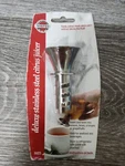 Nopro Deluxe Citrus Juice Extractor Stainless Steel Twist Fruit Model # 5021. Fixed Price $18.00.