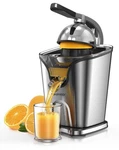 Healnitor 150W Electric Citrus Juicer Squeezer With 2 Cones, Stainless Steel .... Fixed Price $91.99.