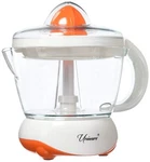 1.26 Quart Electric Citrus Kitchen Juicer, Durable, Orange. Fixed Price $36.29.