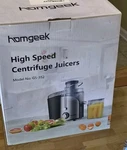 Homgeek High Speed Centrifuge Juicer, GS-352. Fixed Price $25.00.